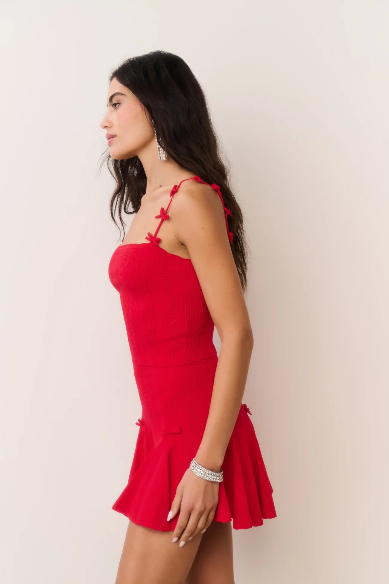 LoveShackFancy Meryl Skirt - Candy Apple