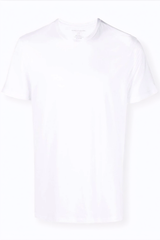 Majestic Filatures Men's Cotton Stretch S/S Crewneck - Blanc