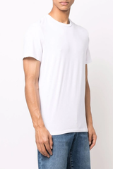 Majestic Filatures Men's Cotton Stretch S/S Crewneck - Blanc