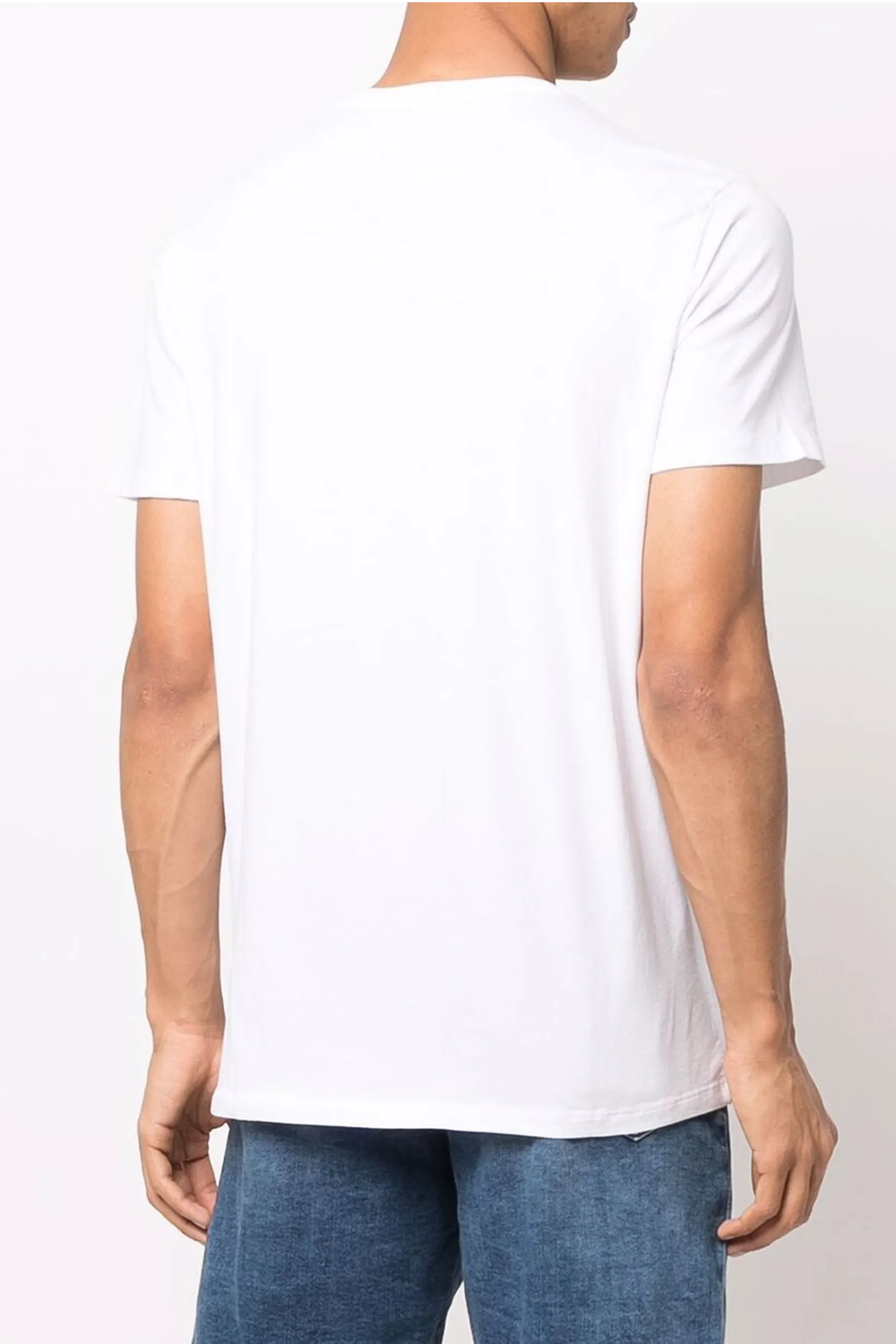 Majestic Filatures Men's Cotton Stretch S/S Crewneck - Blanc