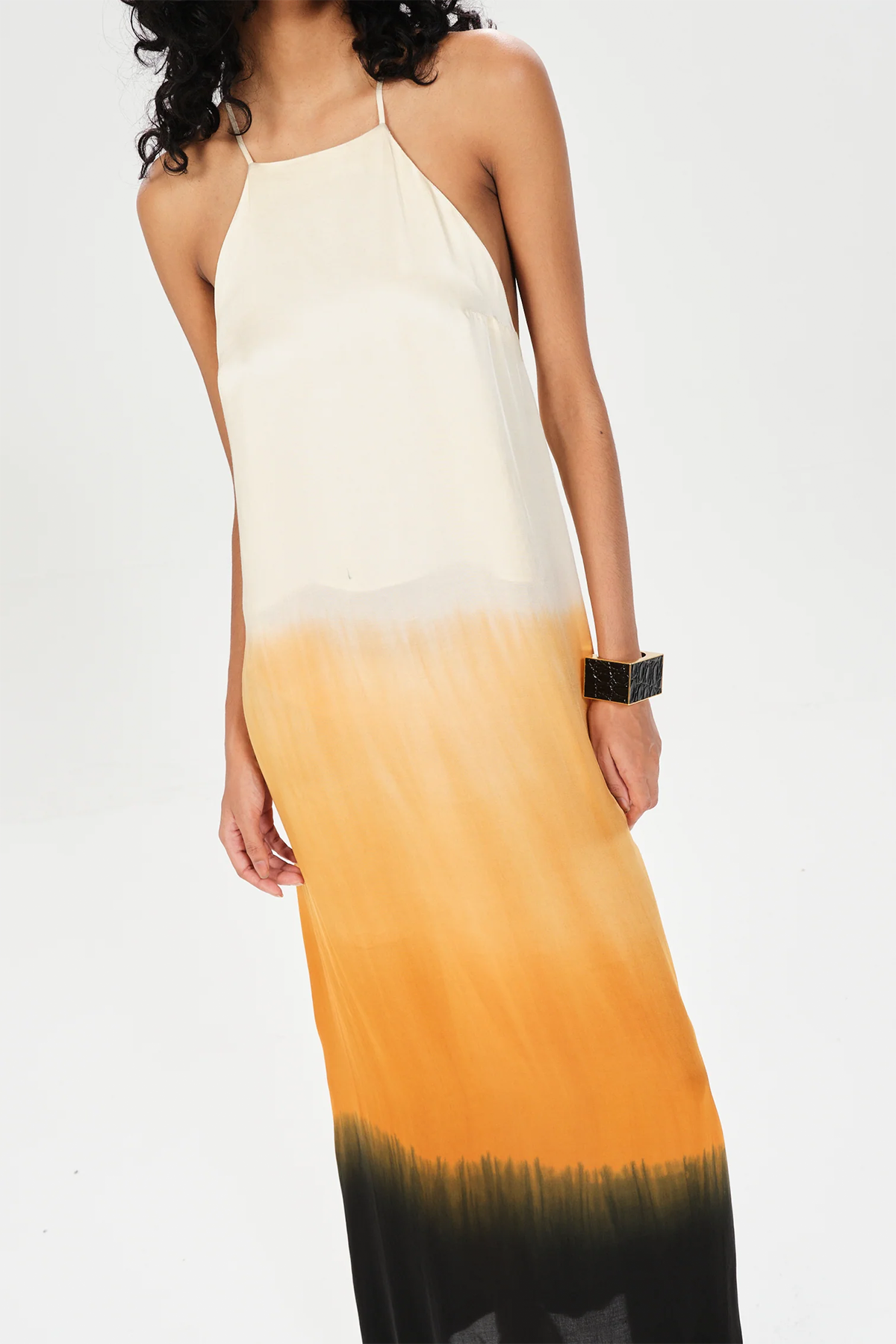 Maria Cher Bancalari Molly Long Dress - Brick Fade