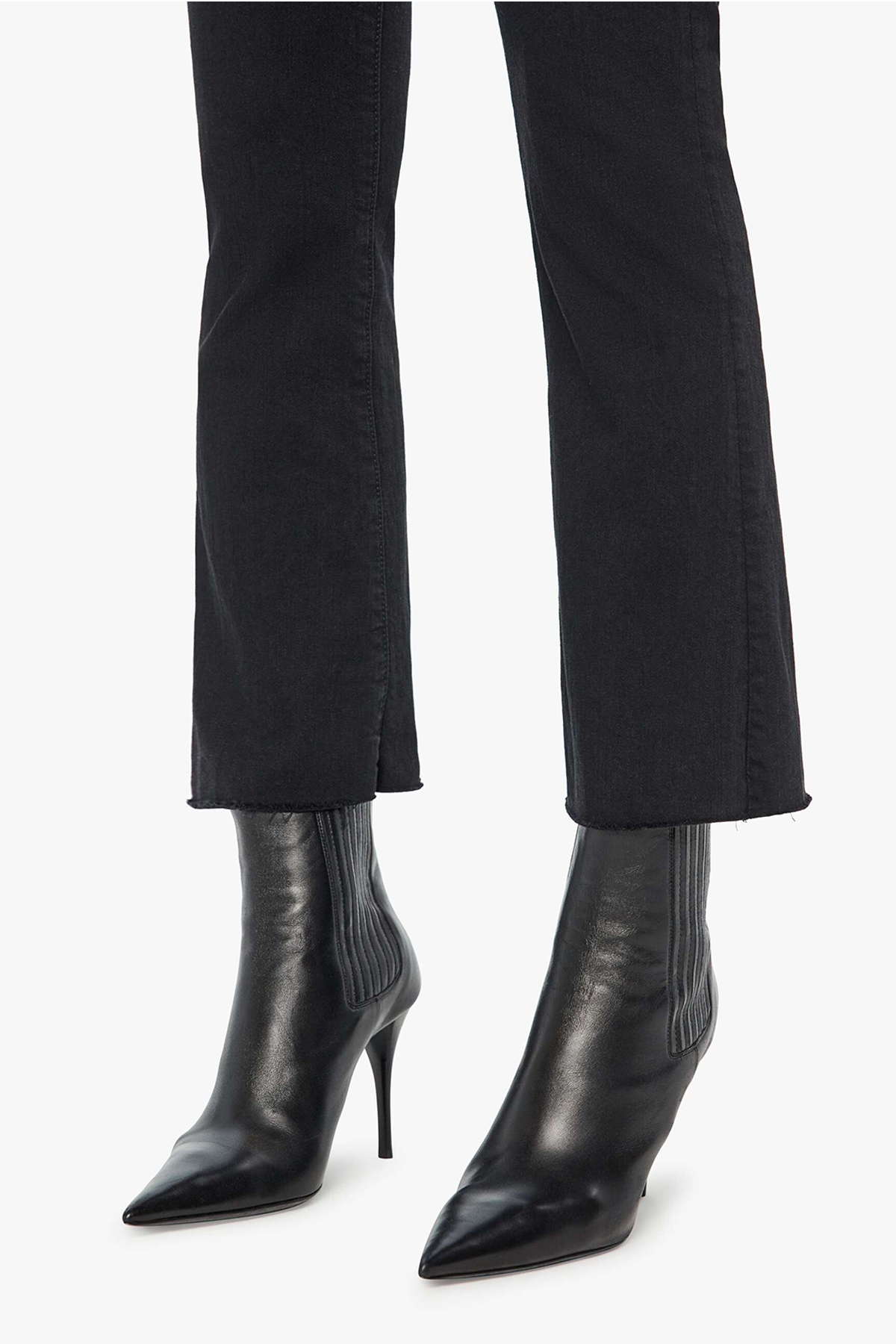 Mother The Hustler Ankle Fray Jeans - Not Guilty
