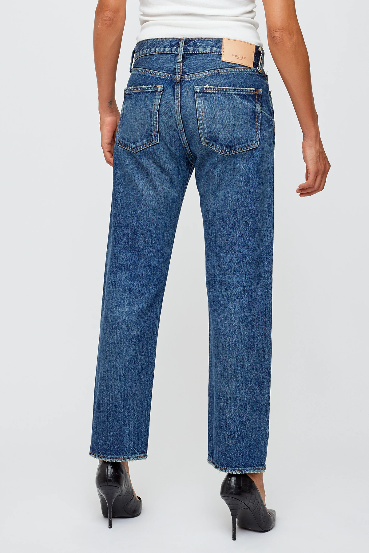 Moussy Vintage Jessamine Boys Pants Jeans - Dark Blue