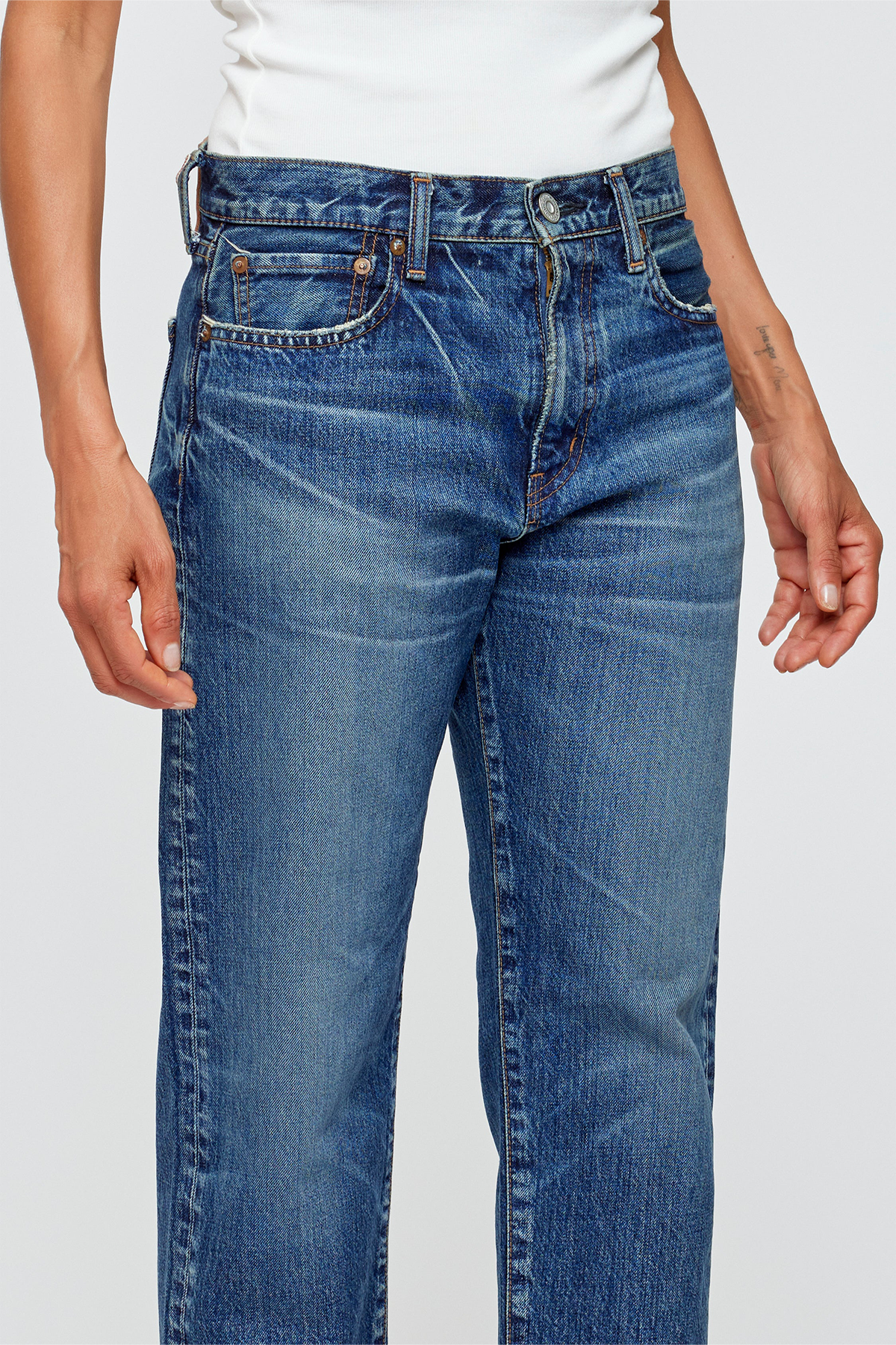 Moussy Vintage Jessamine Boys Pants Jeans - Dark Blue