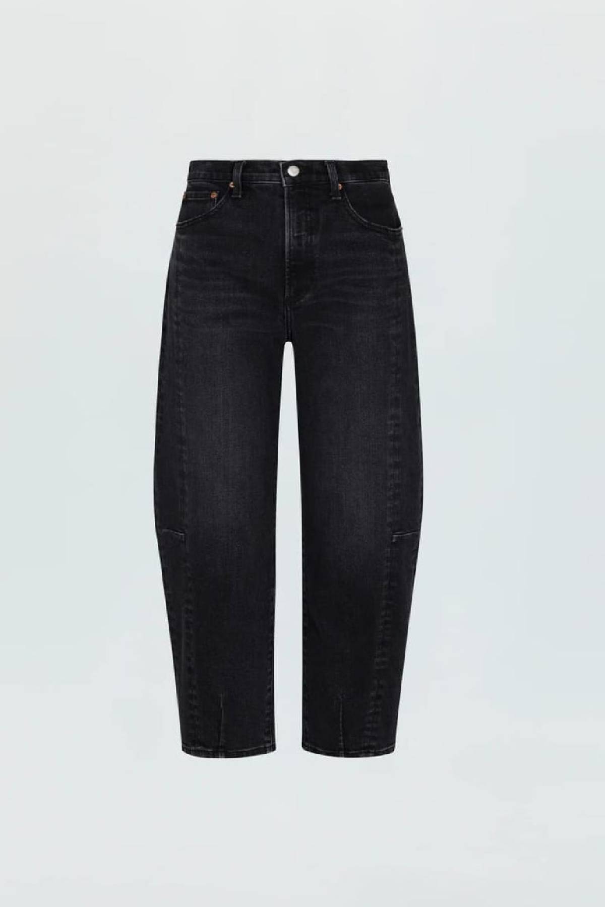Pistola Eli High Rise Barrel Jean - Dark Midnight