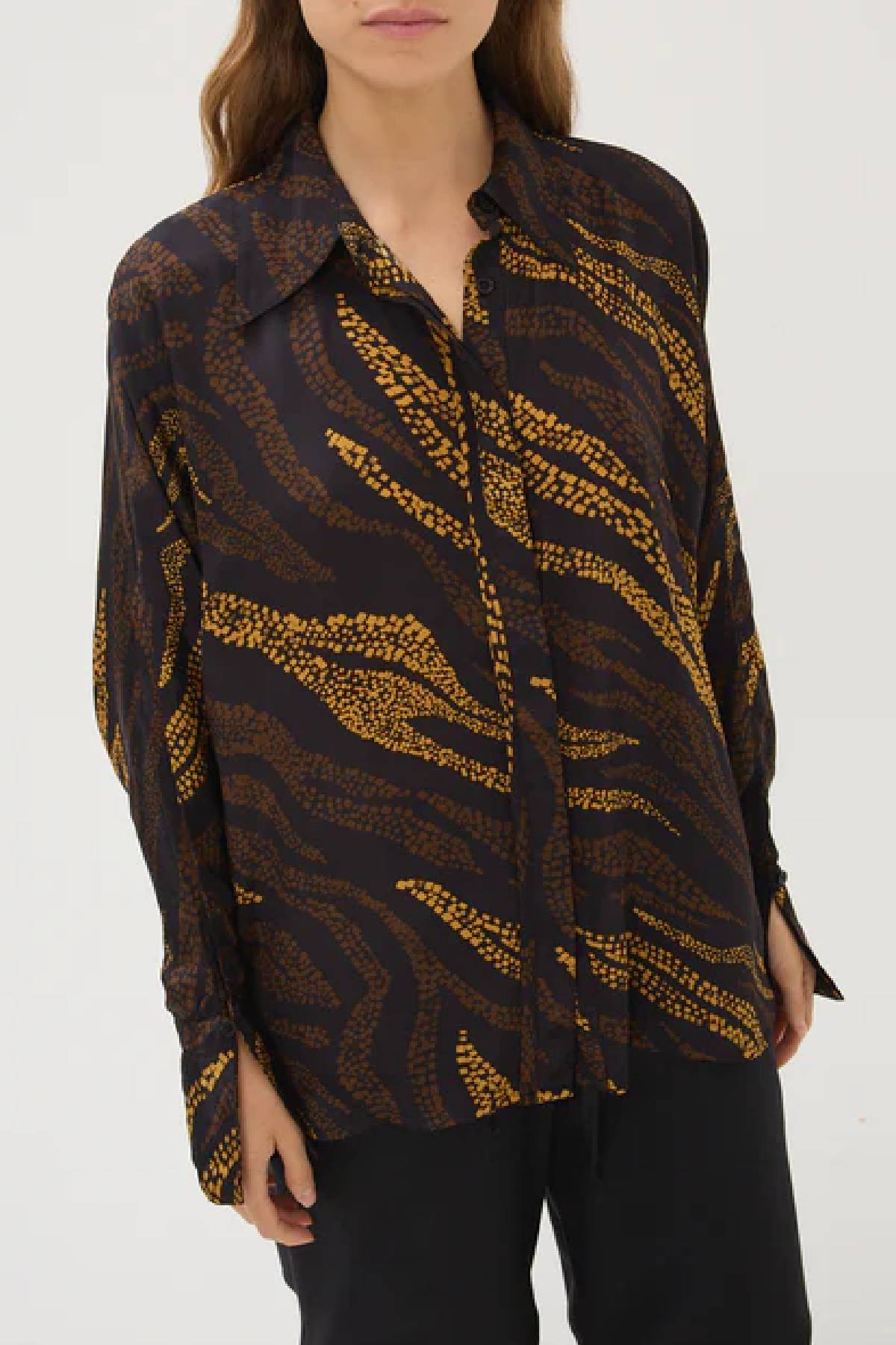 Maria Cher Bowie Clary Shirt - Brown