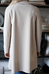 Harris Wharf Mac Coat Scuba - Sand
