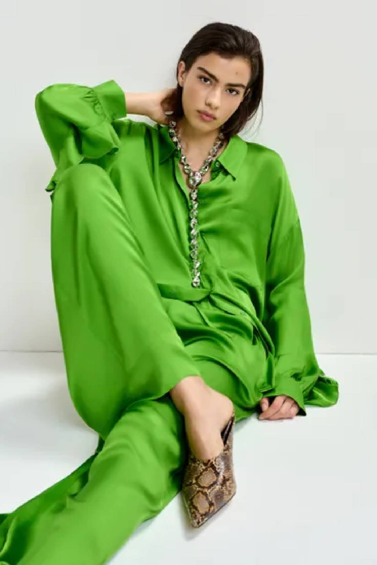 Essentiel Antwerp Julissa Too Cool For Pool Pants - Green