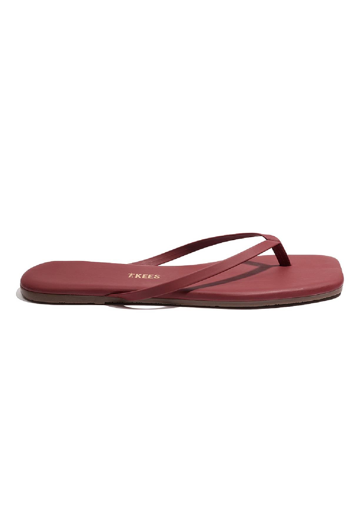Tkees Square Toe Lily - Burgundy