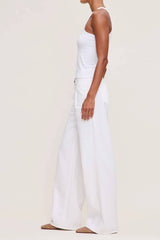 DL1961 Isabel Wide Leg 31.5" Jeans - White