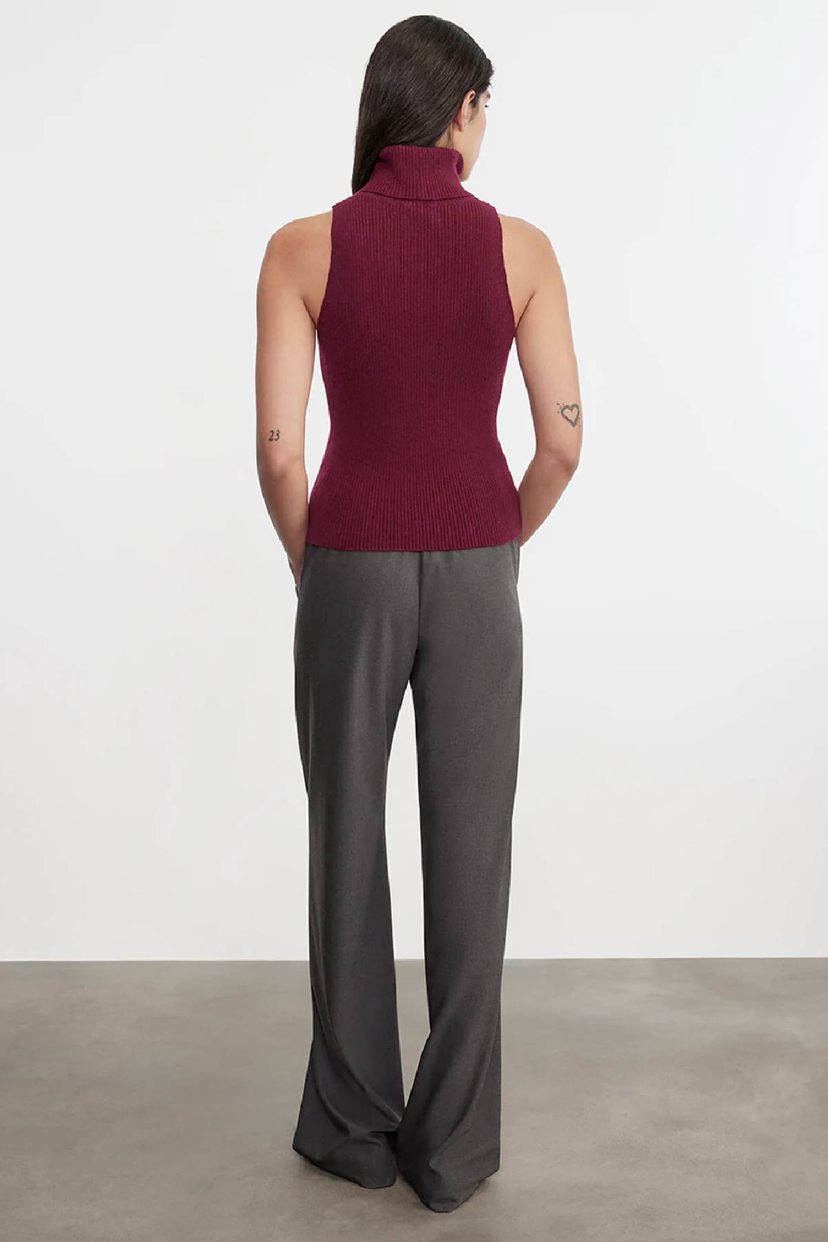 Enza Costa Everywhere Suit Pant - Charcoal