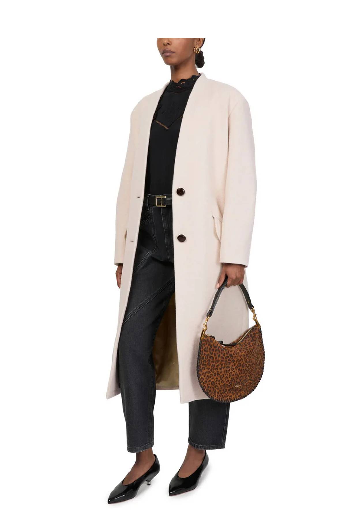Isabel Marant Florane Coat - Ecru