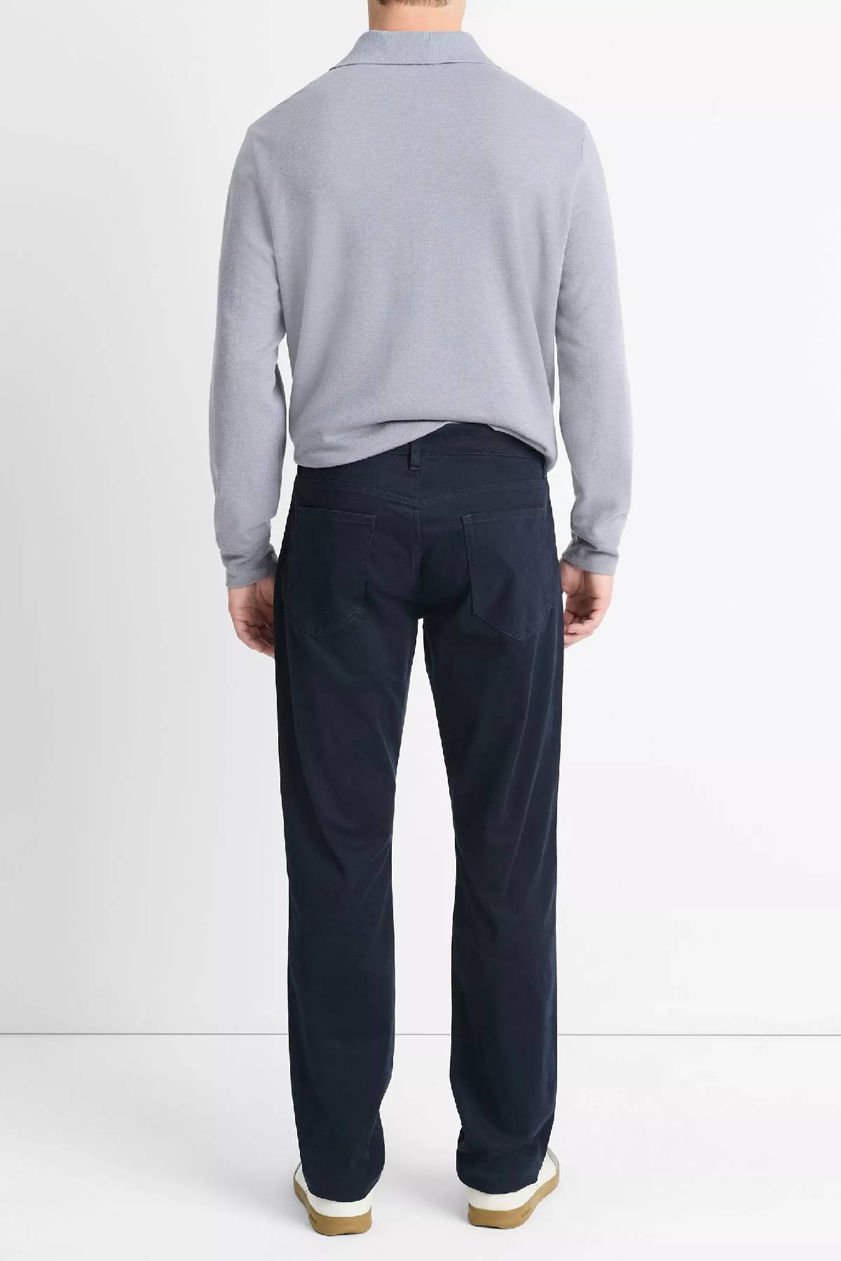 Vince Men's Dylan Slim 5-Pocket Stretch Cotton Pant - Coastal Blue
