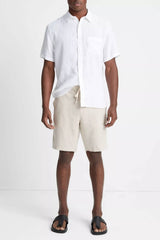 Vince Men's Hemp Drawstring Short - Pumice Rock