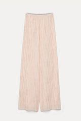 Forte Forte “Les Fils D'argent” Jacquard Trousers - Nude