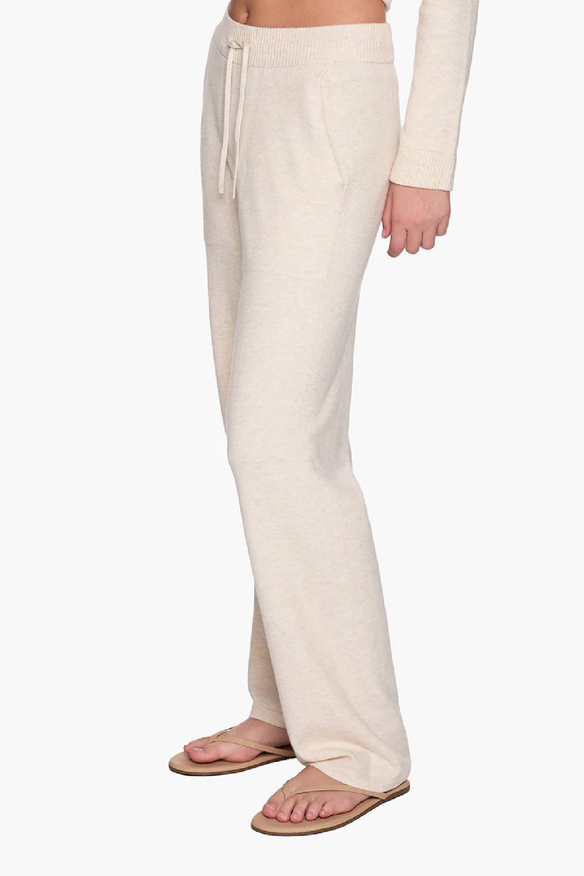 Tkees Sweater Pants - Cream