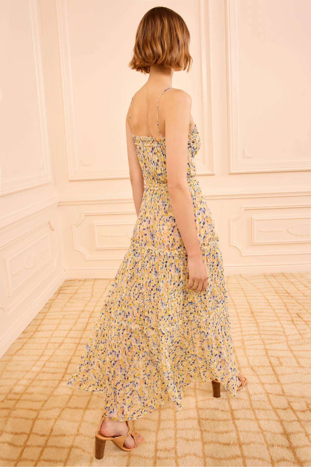 Ulla Johnson Virginie Silk Skirt - Daffodil