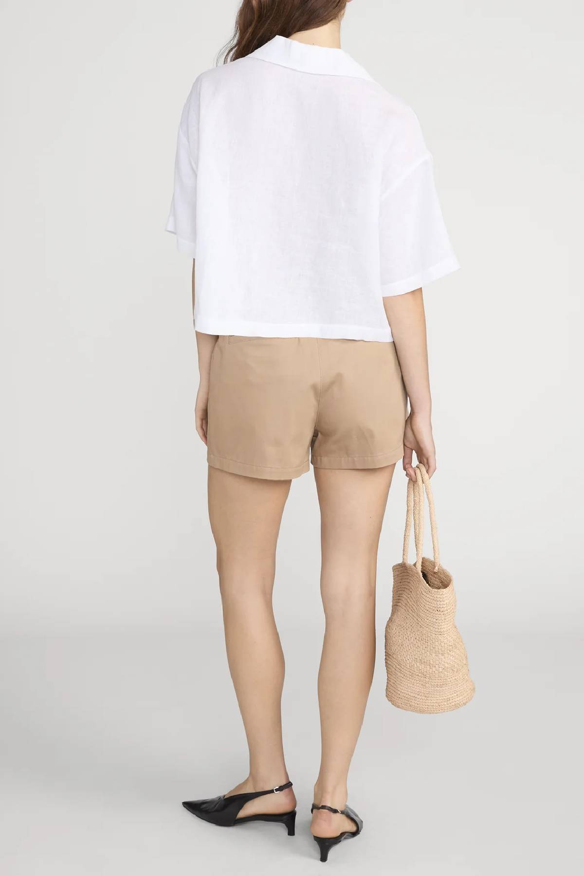 Frame The Linen Pocket Shirt - White