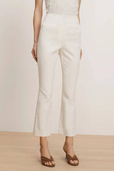 Veronica Beard Althea Kick-Flare Pant - Dove White