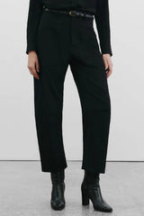Nili Lotan Shon Wool Pant - Black