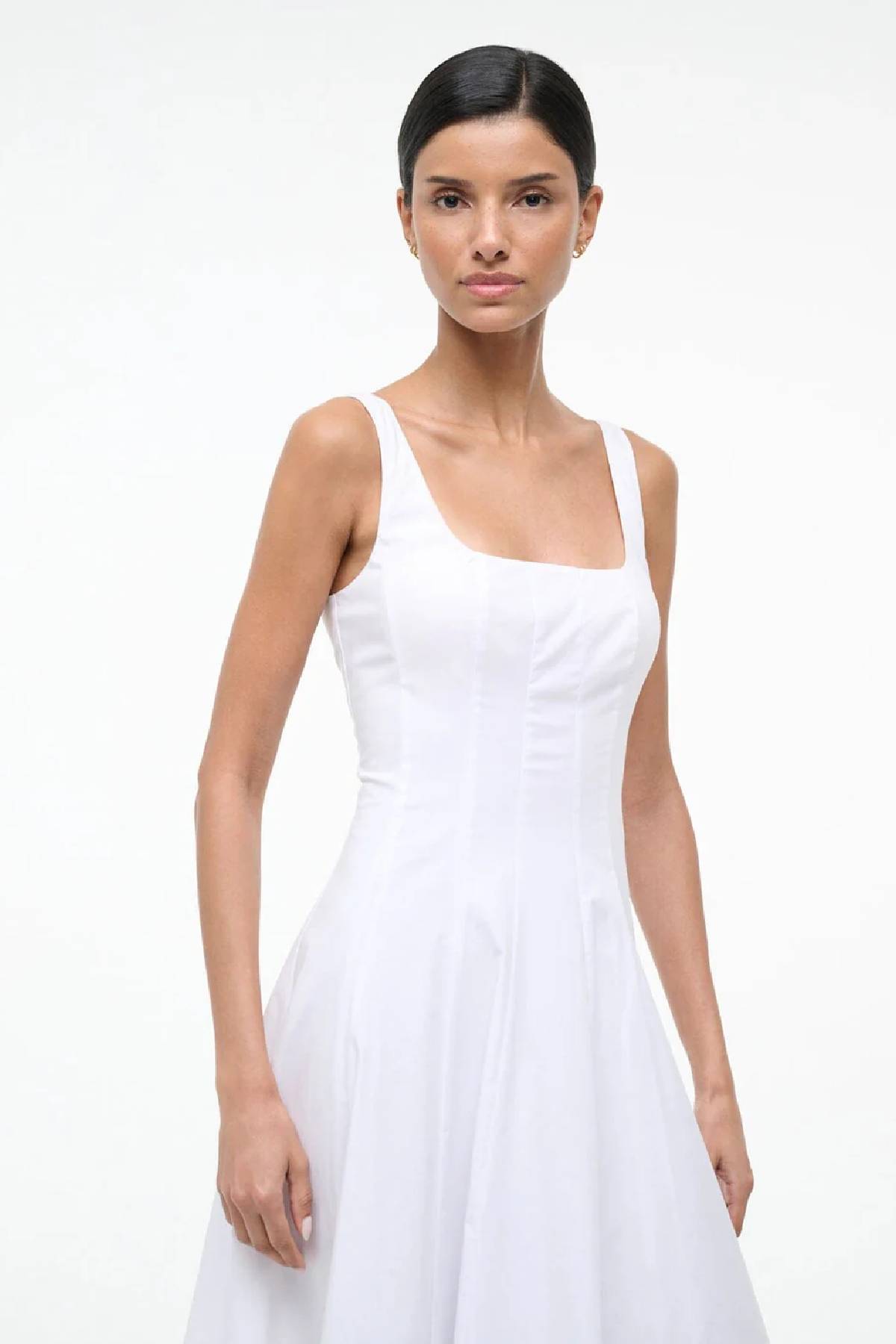 Staud Wells Dress - Palm Embroidery