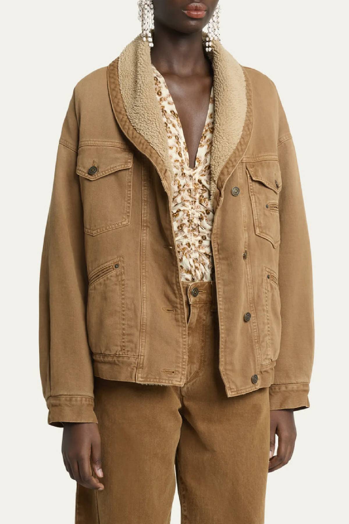 Isabel Marant Pimia Jacket - Ochre