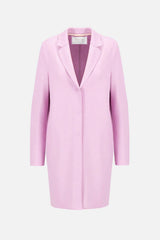 Harris Wharf Cocoon Coat Light Pressed Wool - Cyclamine
