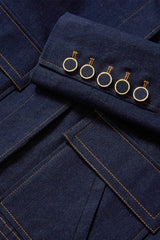 Veronica Beard Embellished Barrington Jacket - Midnight Wash
