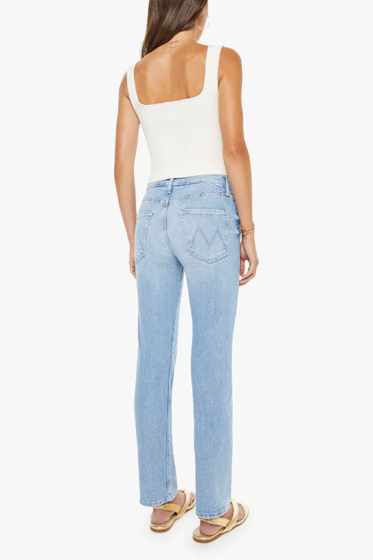 MOTHER The High Waisted Rider Hover Jeans - Comeback Kid