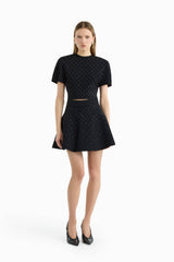 Dodiee ELODIE Jewelled Skirt - Black