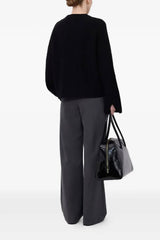 Loulou de Saison Axel LDS Ribbed Sweater - Black