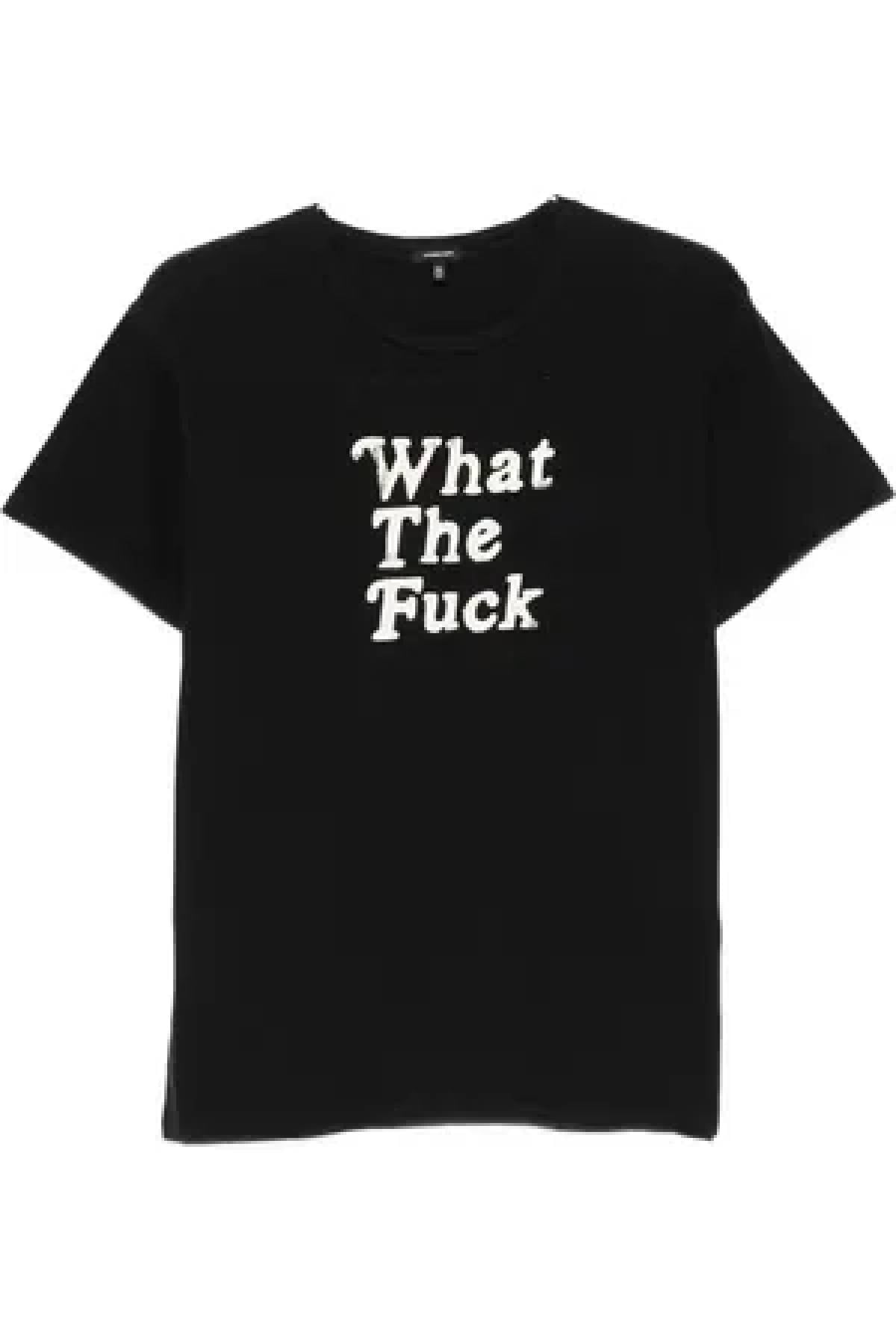 R13 What The Fuck Boy Tee - Black
