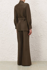 Zimmermann Rebellion Utility Jacket - Dark Olive