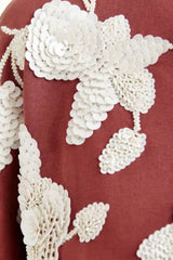 Essentiel Antwerp Jaga Do It Again Sweatshirt - Brown/ Off-White