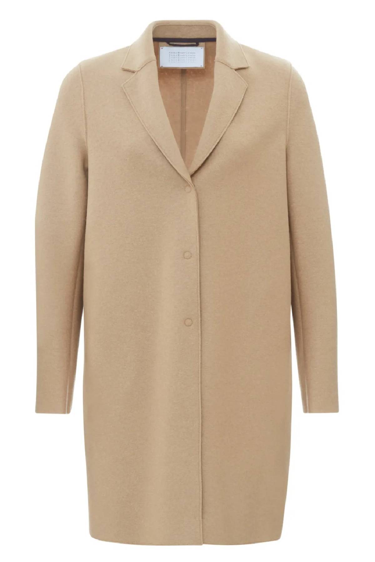 Harris Wharf Cocoon Coat Light Pressed Wool - Dove