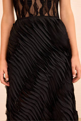 Ulla Johnson Amiko Midi Skirt - Noir