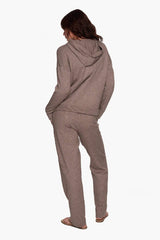 Tkees Sweater Hoodie - Heather Brown