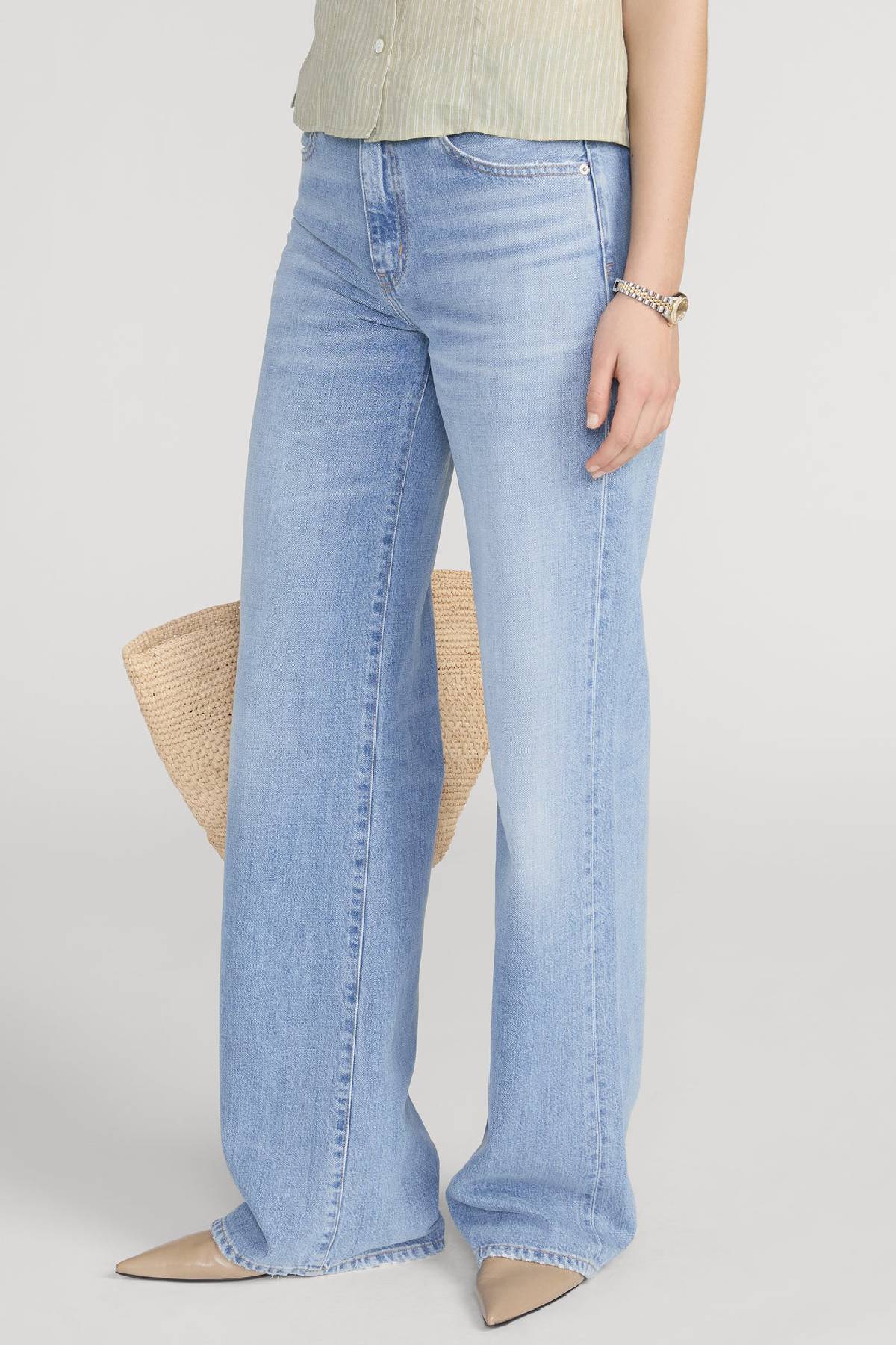 Frame The Off Duty Stroll Jeans - Frey