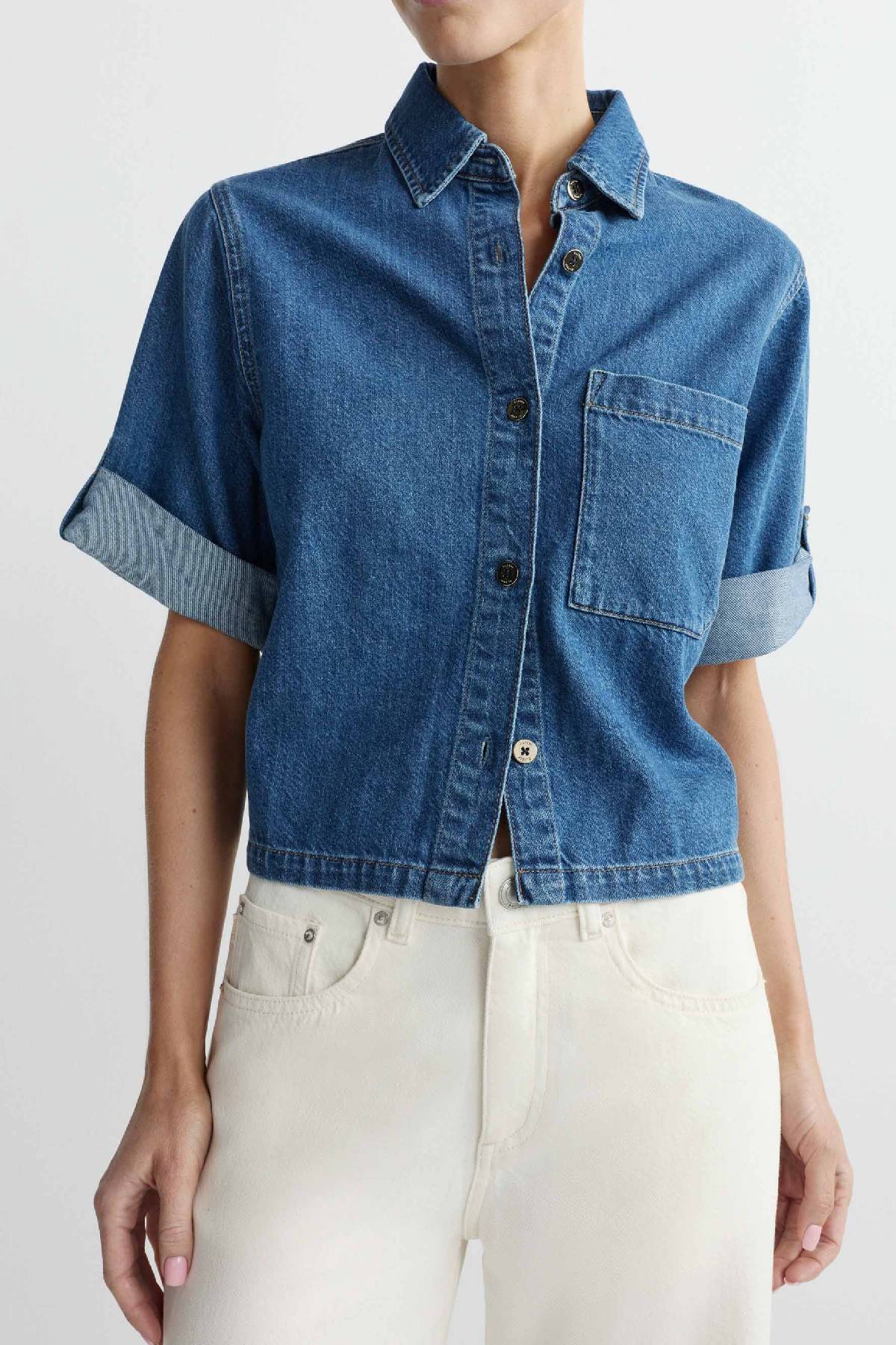 DL1961 Montauk Shirt - North Beach Aura