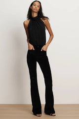 Veronica Beard Tanisha Halter Top - Black