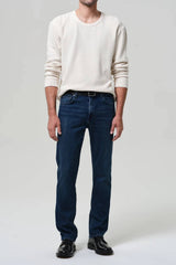 Citizens of Humanity Men's Elijah Straight Tropical Denim Jeans - Tinted Dark