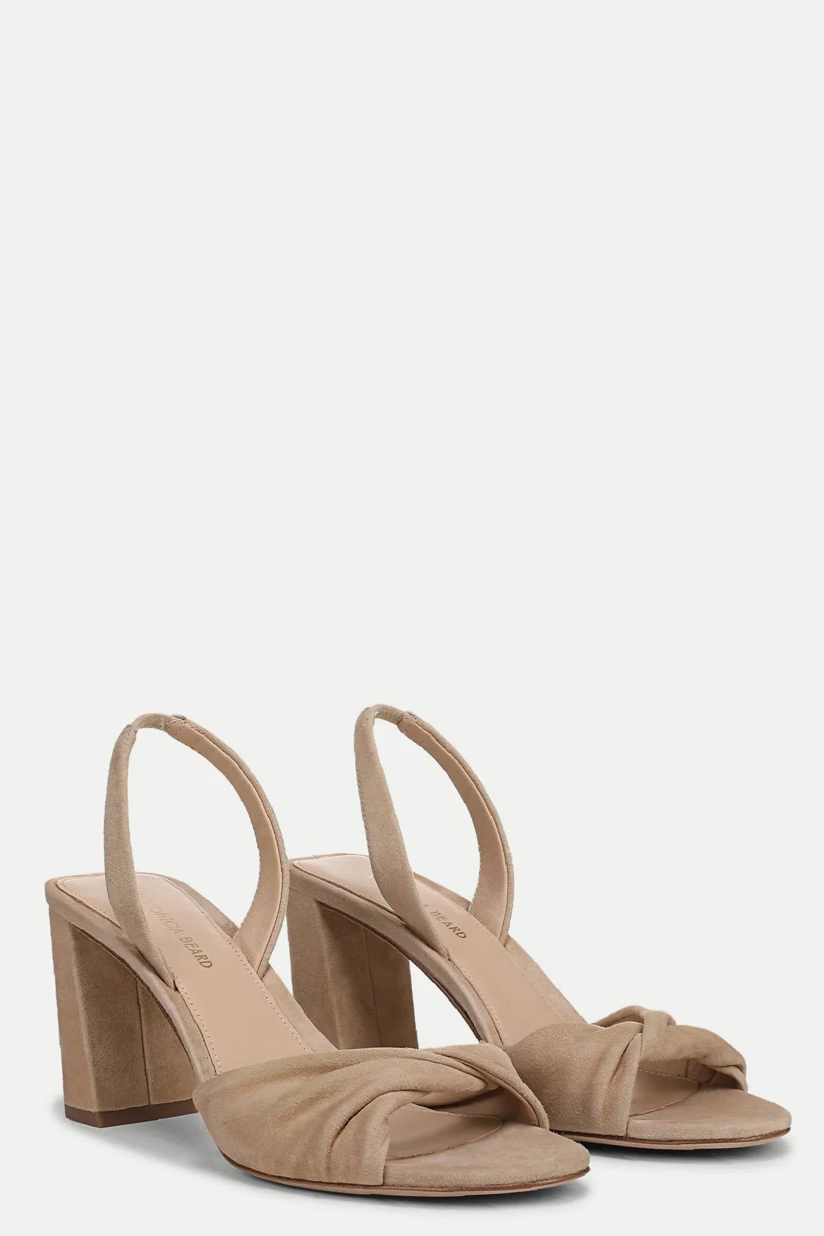 Veronica Beard Tullia Block Heel - Sand