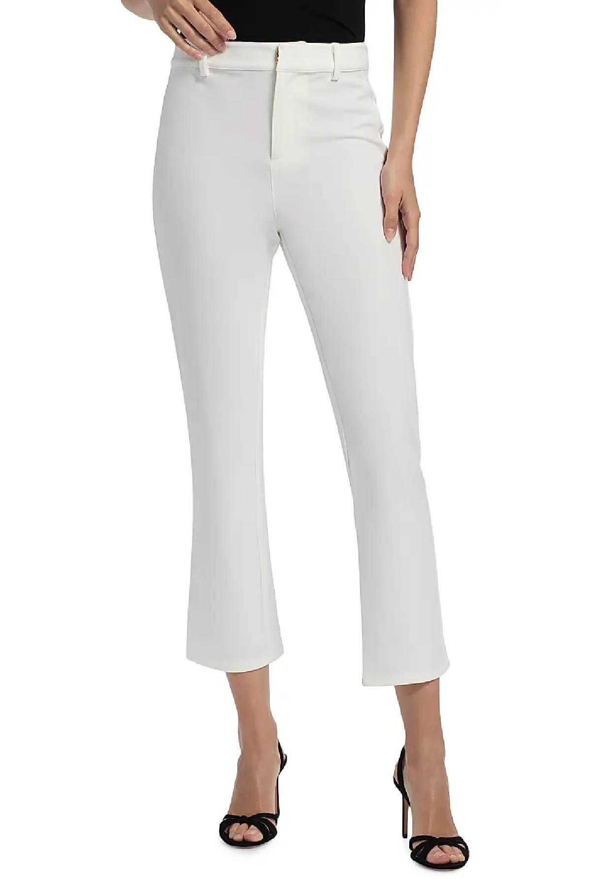 L'AGENCE Ketra Baby Bootcut Trouser - White