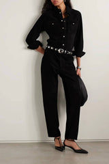 Isabel Marant Darielle Suede Pants - Black