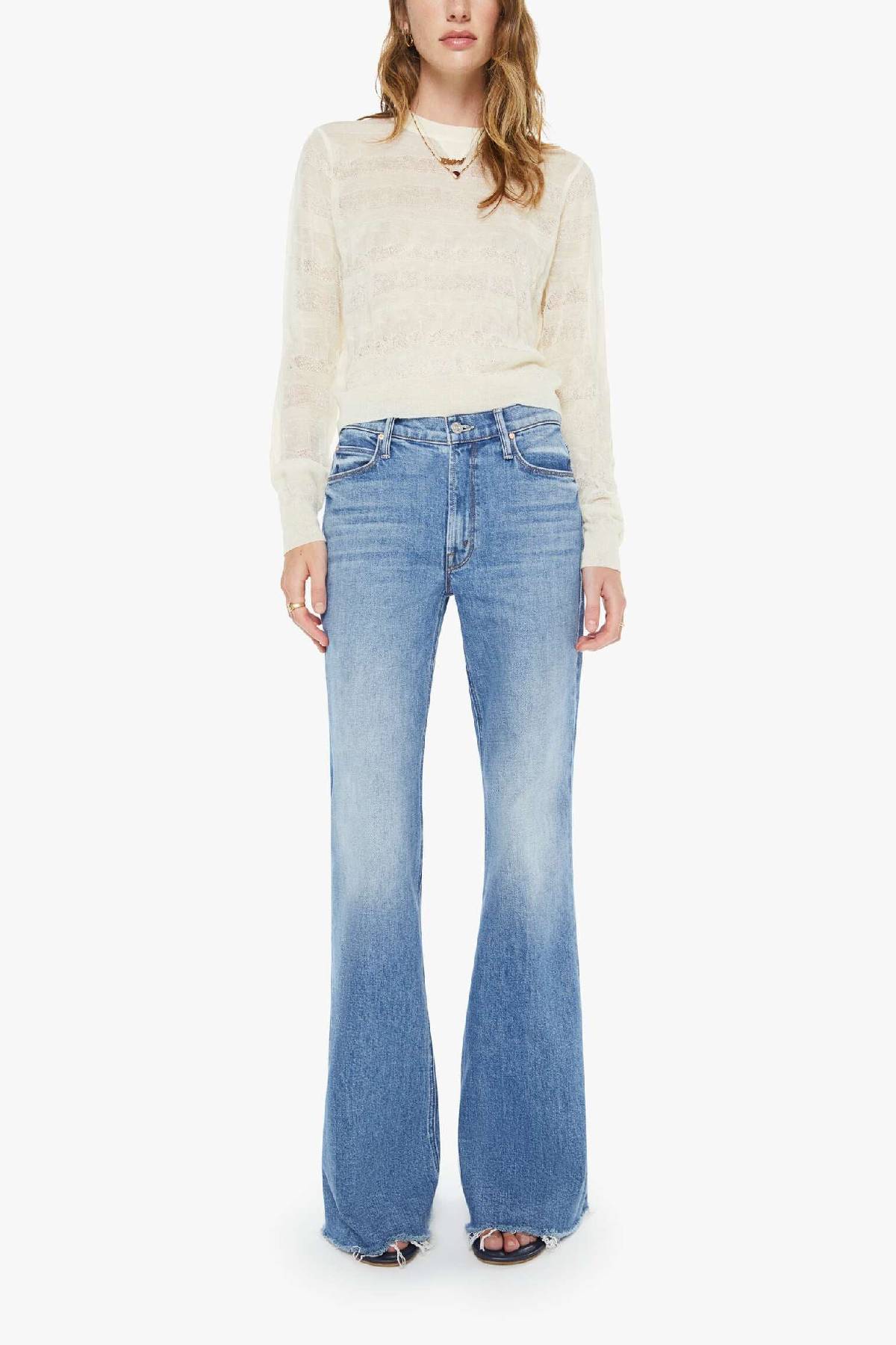 MOTHER The Doozy Fray Jeans - Heads Or Tails