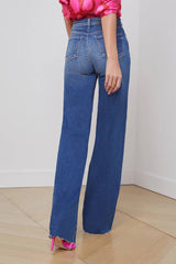 L'AGENCE Scottie Wide Leg Jean - Hasting