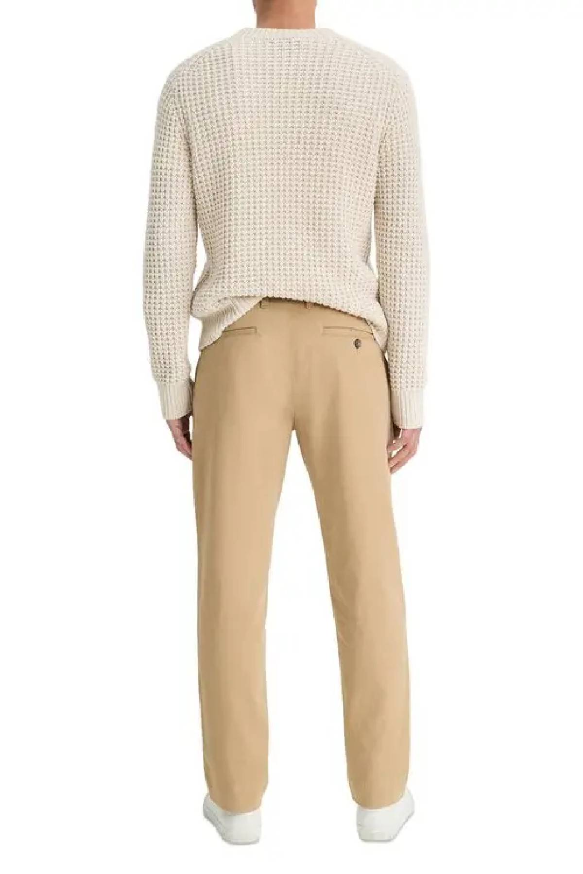 Vince Men's Owen Athletic Stretch Cotton Pant - British Khaki
