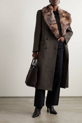 Nili Lotan Edina Coat - Bark Herringbone