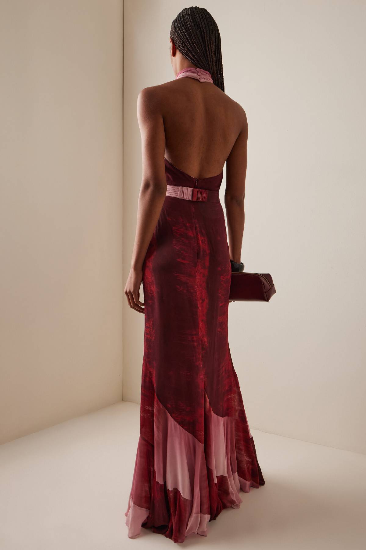 Silvia Tcherassi Raisa Dress - Degraded Red