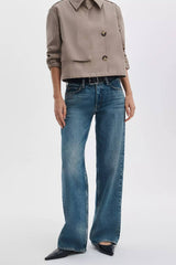 Rag & Bone Saige Relaxed Straight Jeans - Echo